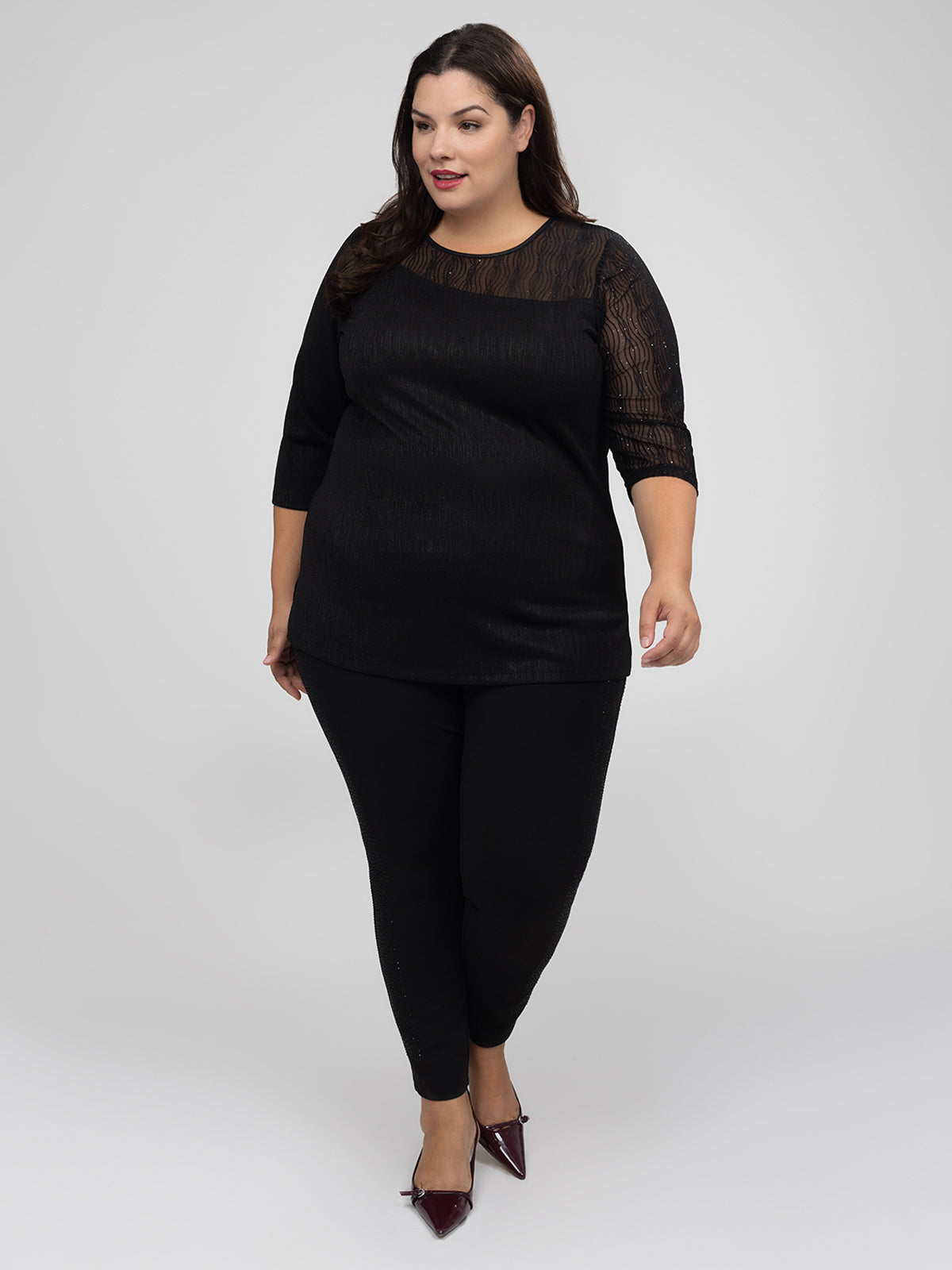 Women's Plus Size Tops | Claire France 14+