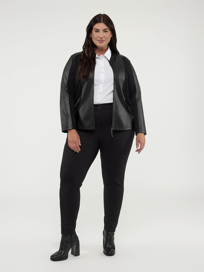 Cropped fitted blazer sale
