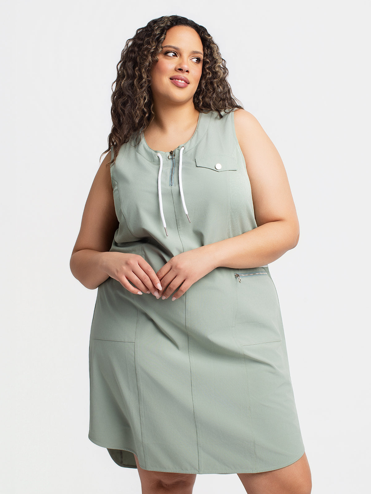 Robe droite midi