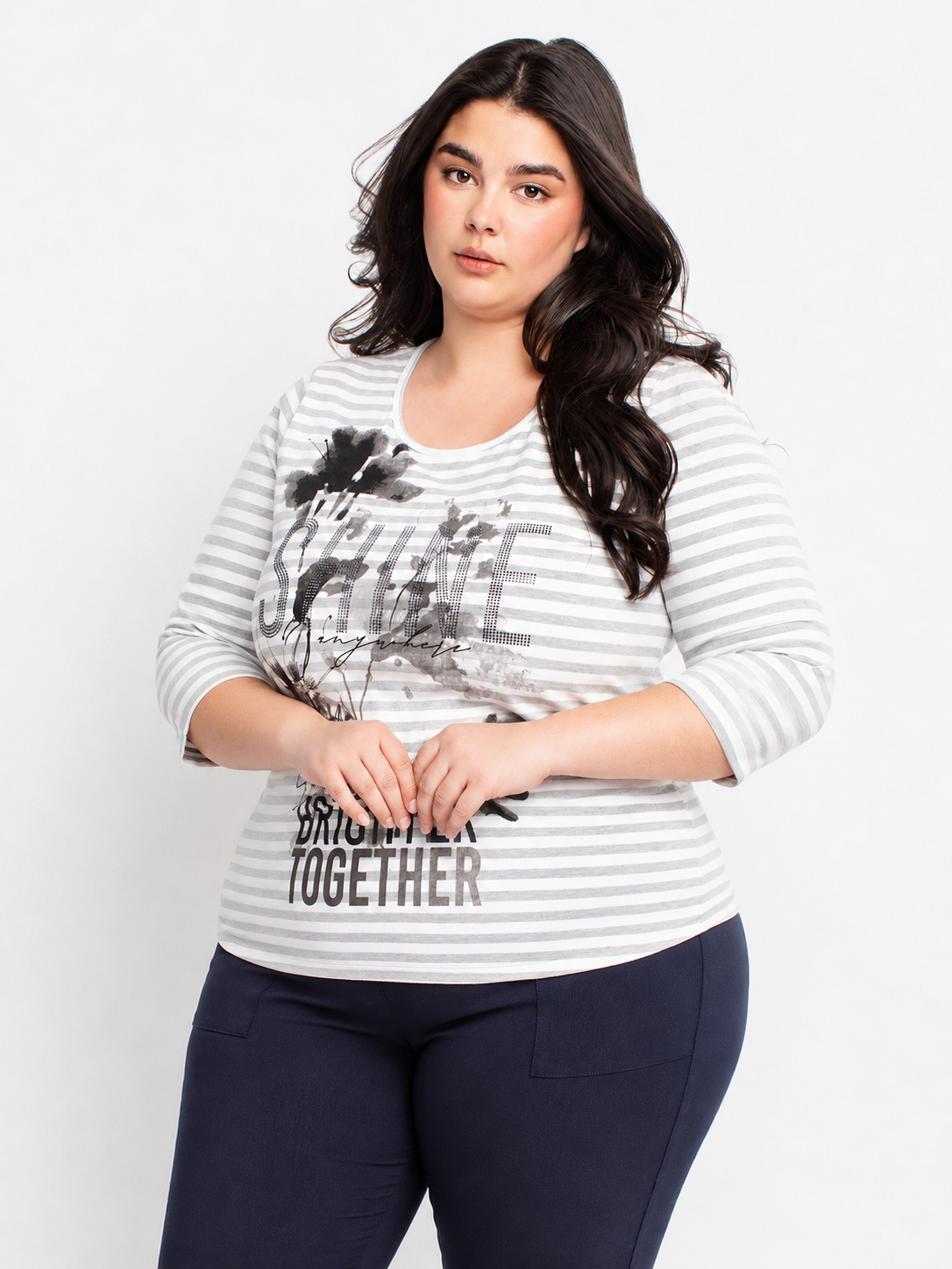 T-shirt à manches 3/4