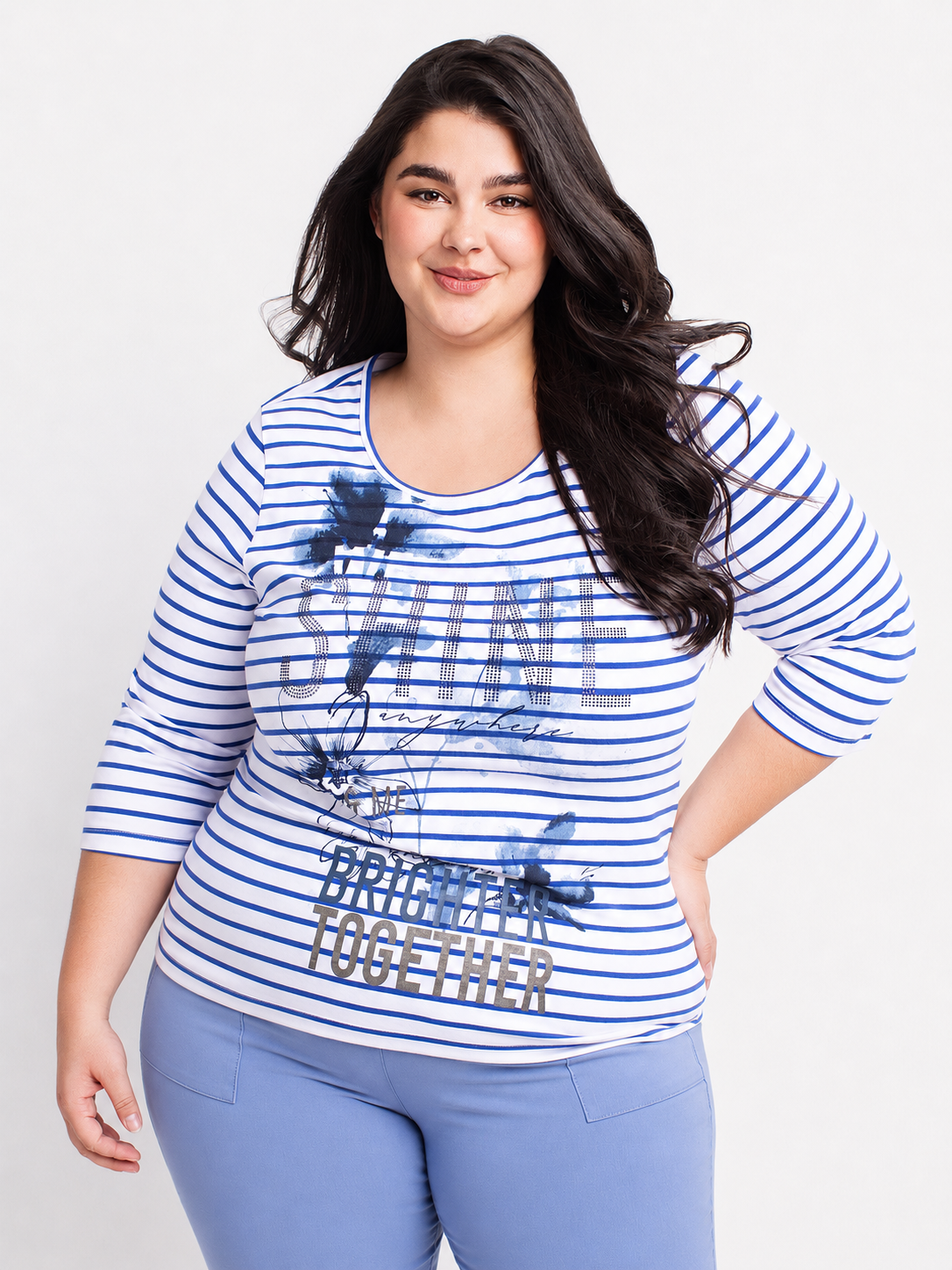T-shirt à manches 3/4