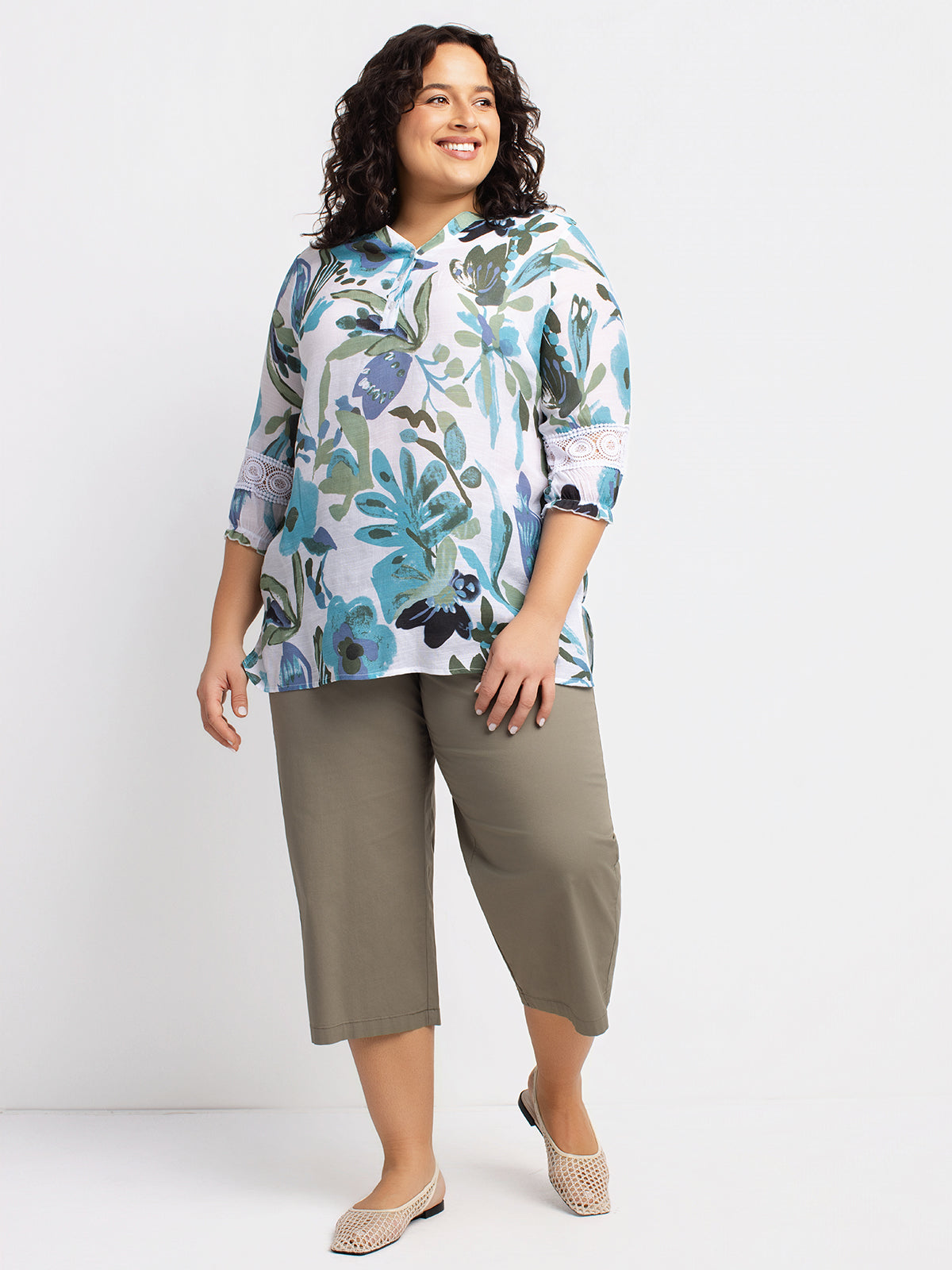 Blouse à manches 3/4
