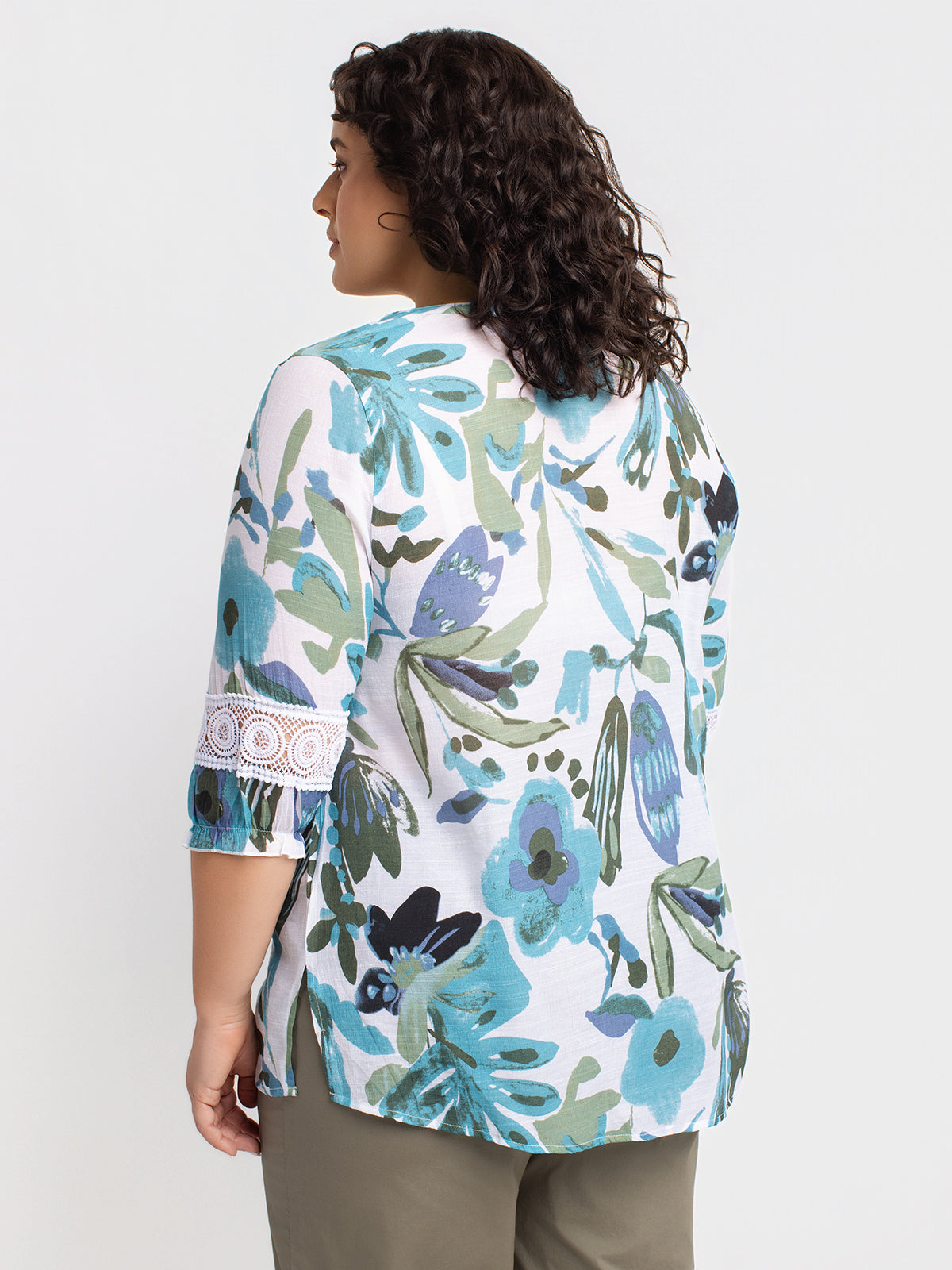 Blouse à manches 3/4