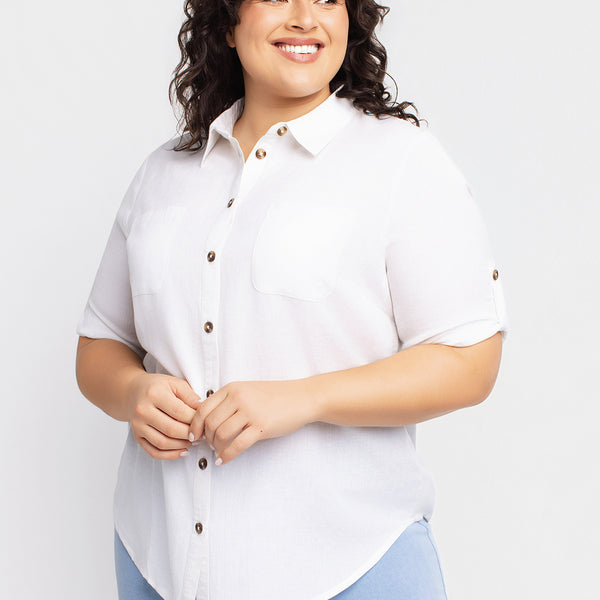 Women's Plus Size Tops | Claire France 14+