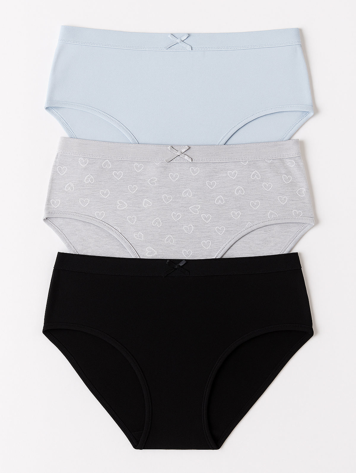 Ensemble de 3 culottes en mélange de coton