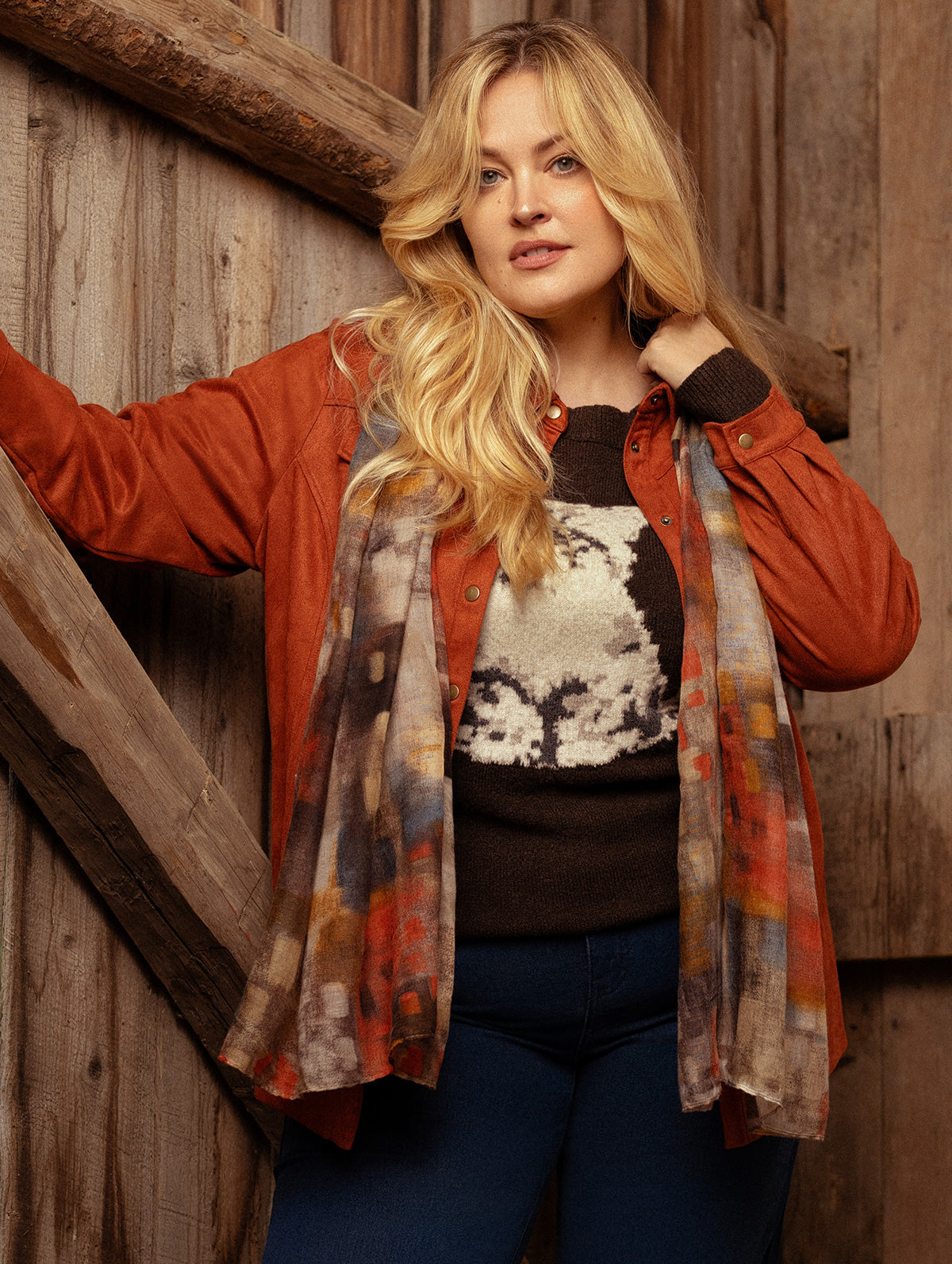 Blouse à manches longues avec boutons