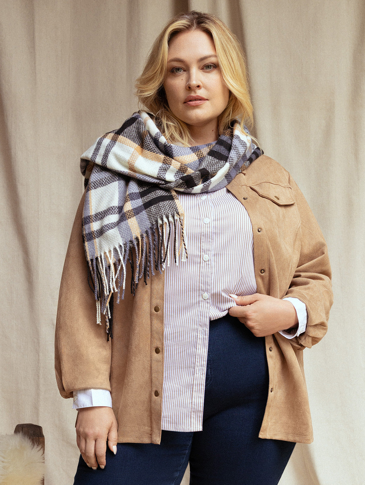 Blouse à manches longues avec boutons