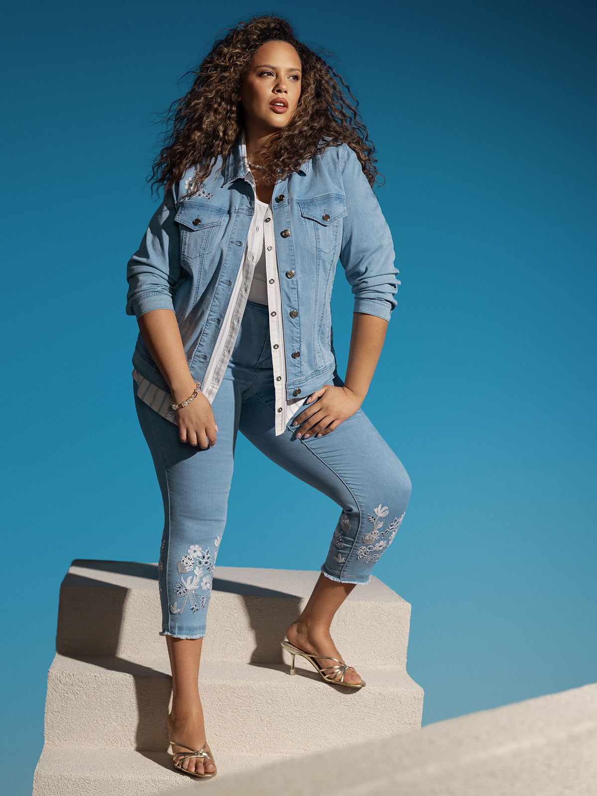 Jean skinny ajusté à la cheville