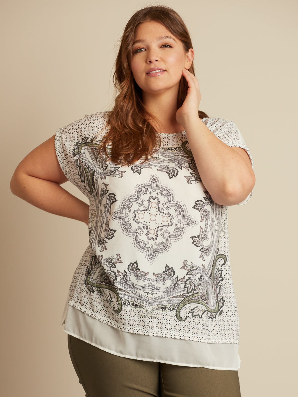 Loose short-sleeve t-shirt