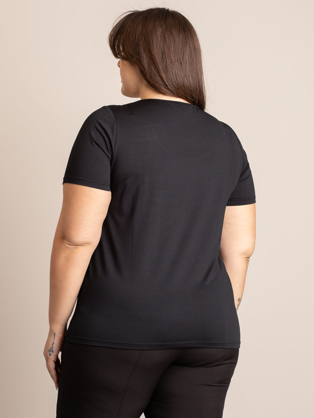 T-shirt semi-ajusté à manches courtes