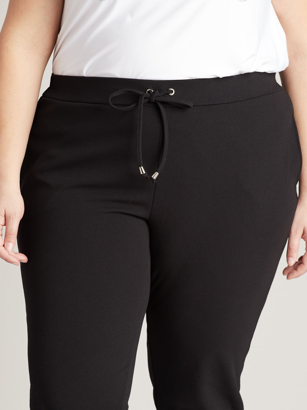 Straight casual pull-on pant