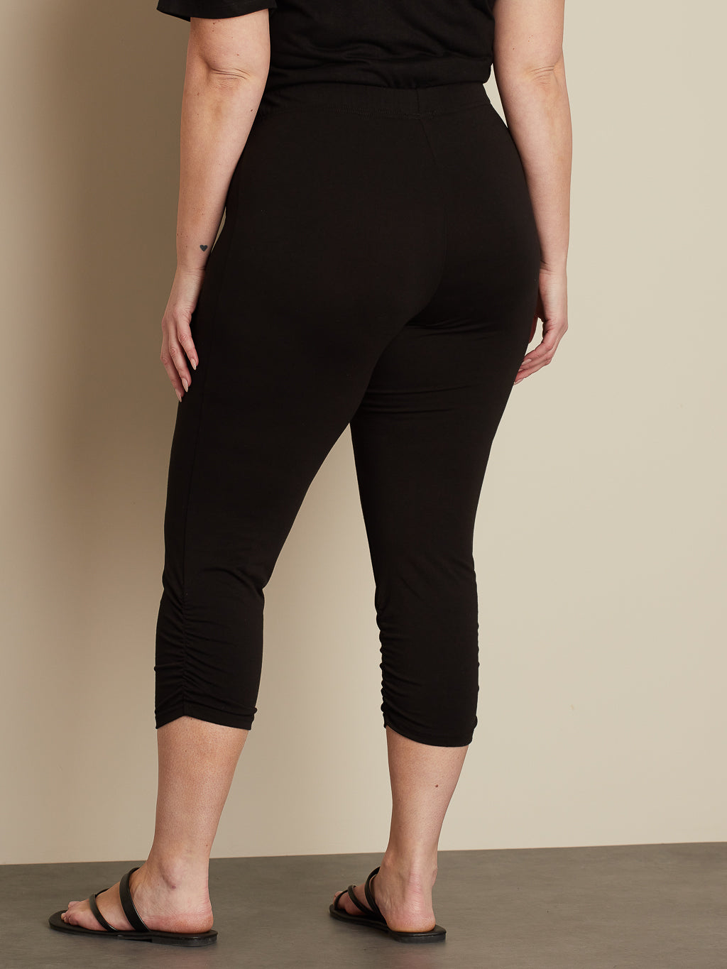 Capri skinny ajusté en tricot à enfiler