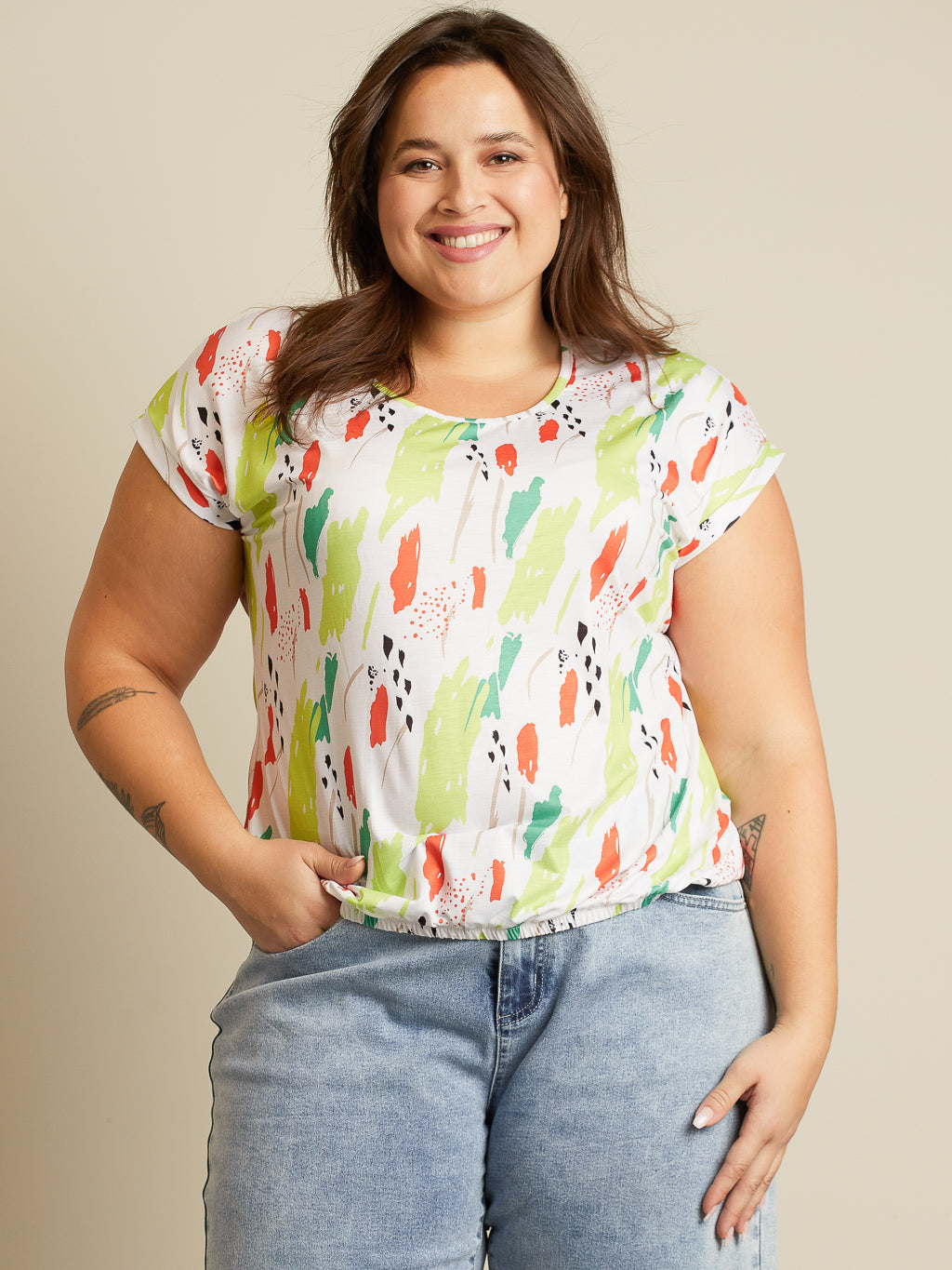 Loose short-sleeve t-shirt