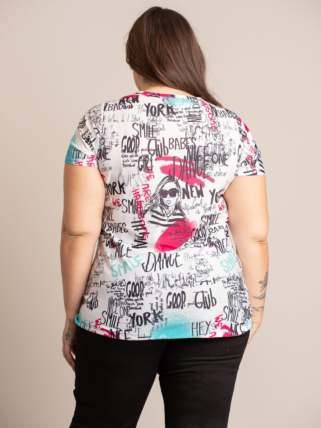 T-shirt semi-ajusté à manches courtes