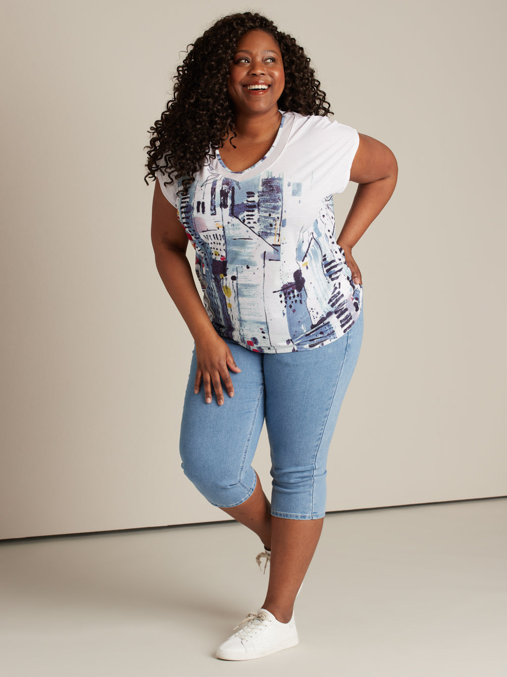 Loose short-sleeve t-shirt