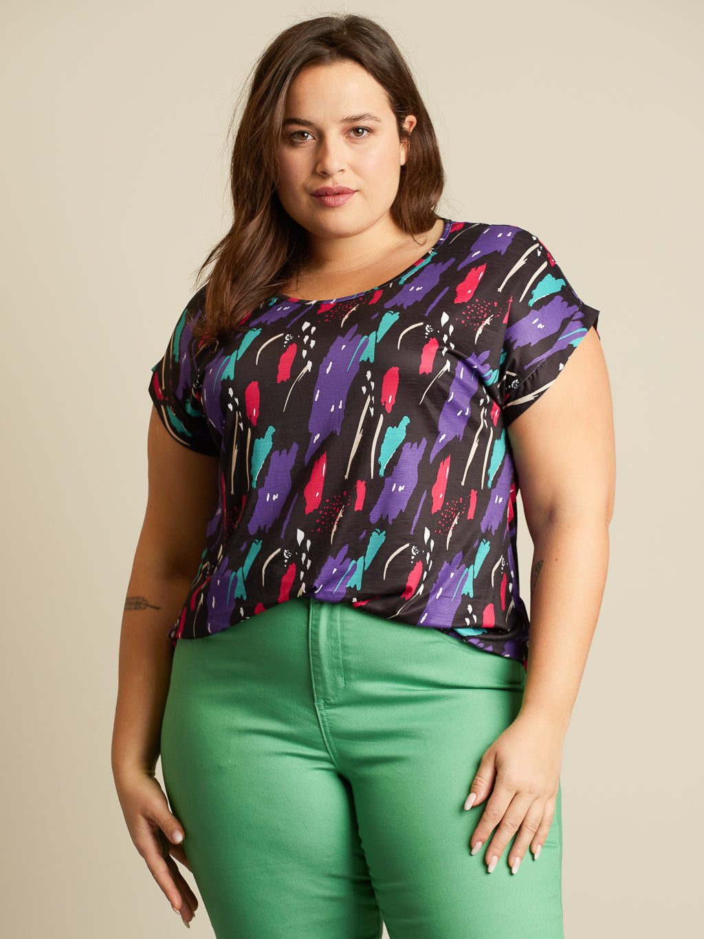 Loose short-sleeve t-shirt