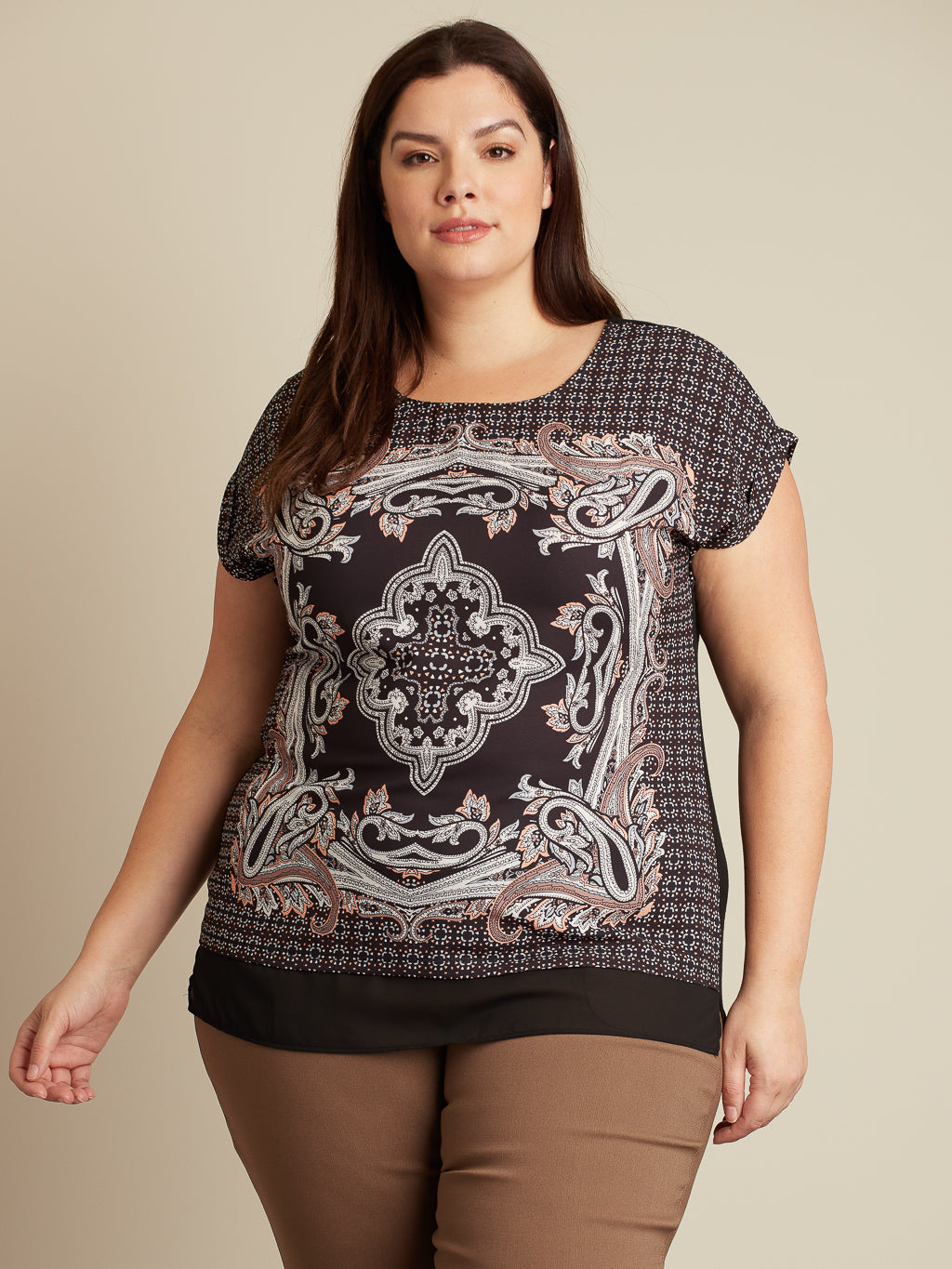Loose short-sleeve t-shirt