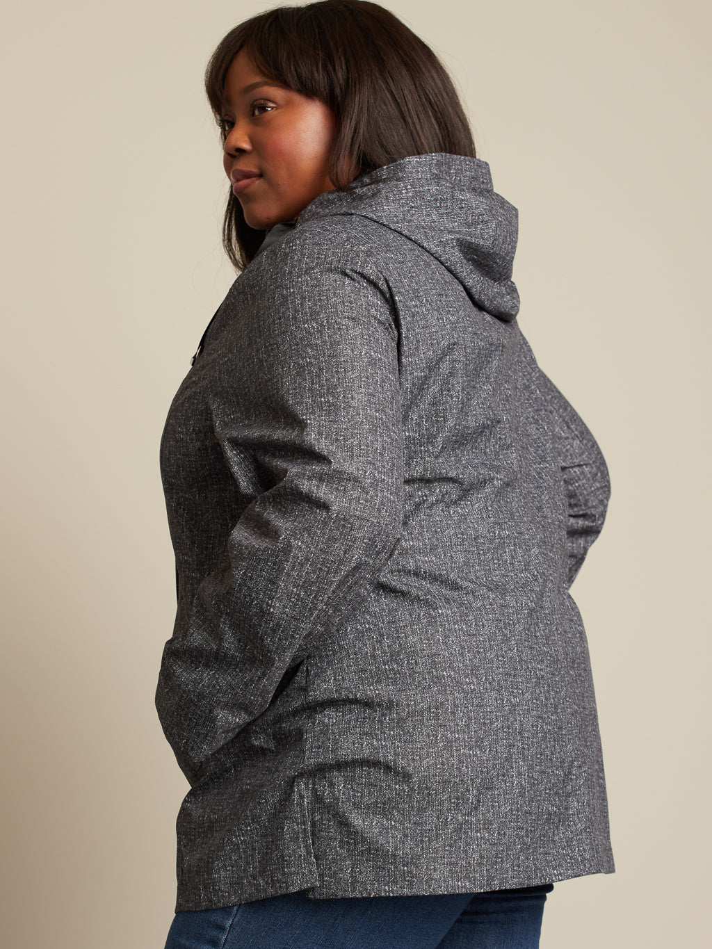 Hooded raincoat