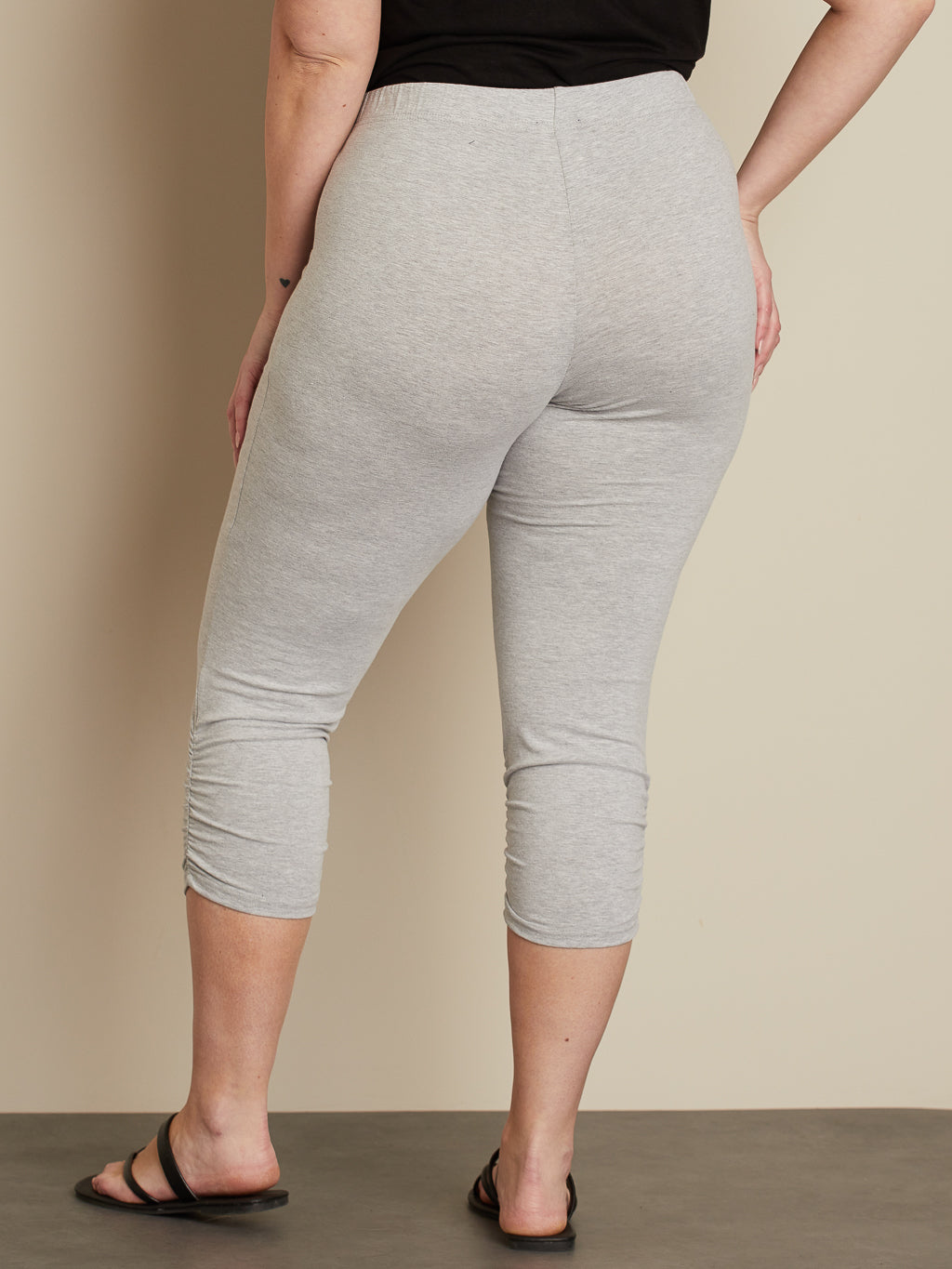 Capri skinny ajusté en tricot à enfiler