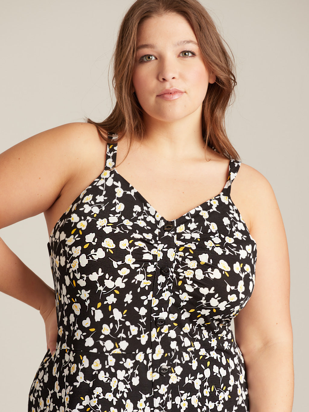 Robe mi-mollet ligne A en tricot