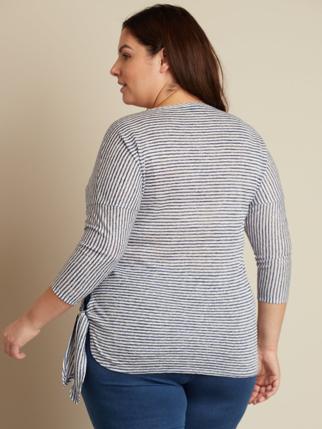 3/4-sleeve loose tunic